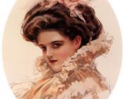 Girl with a Pink Bow - 哈里森·费歇尔